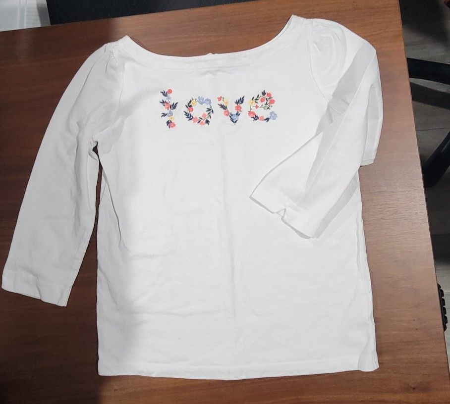 Janie&Jack Embroidered Top Sz 10 Like New