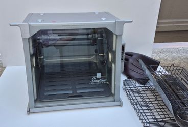Rotisserie barbecue oven