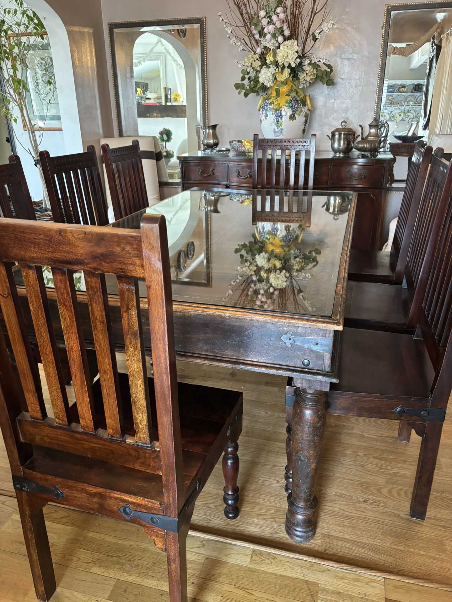 Goth Dining Room /Old Church Door