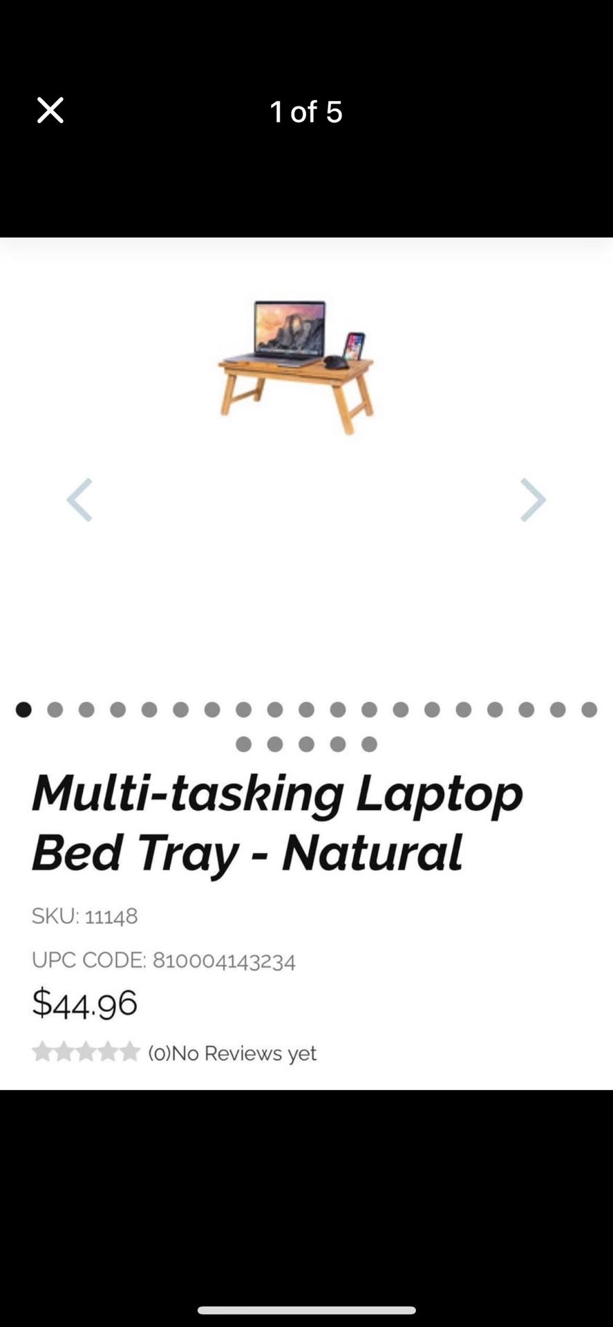 Multitask Laptop Bed Tray