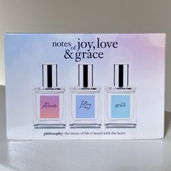 Philosophy Falling in Love Live Joyously Living Grace Women’s Perfume 3 Piece Set