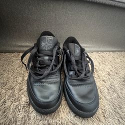 Reebok Classic Black Leather Shoes