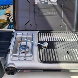 Coleman Portable Camping Stove Amd Grill New