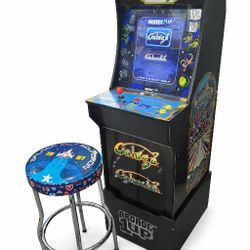Galaga By Arcade1Up w/ Riser and Stool
