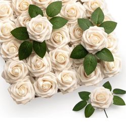 25 Cream Flowers 
