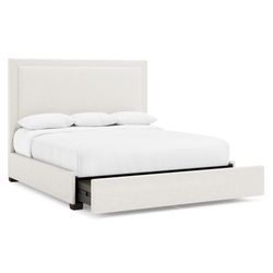 Morgan Espresso King Storage Panel Bed (64" H)