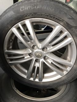 4 factory 17 inch Infinity/Nissan/Dodge rims