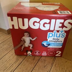 Huggies Plus Size 2 Diapers 174 count