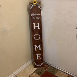 Welcome sign