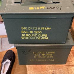 Ammo Boxes And Gun Boxes For Storage 