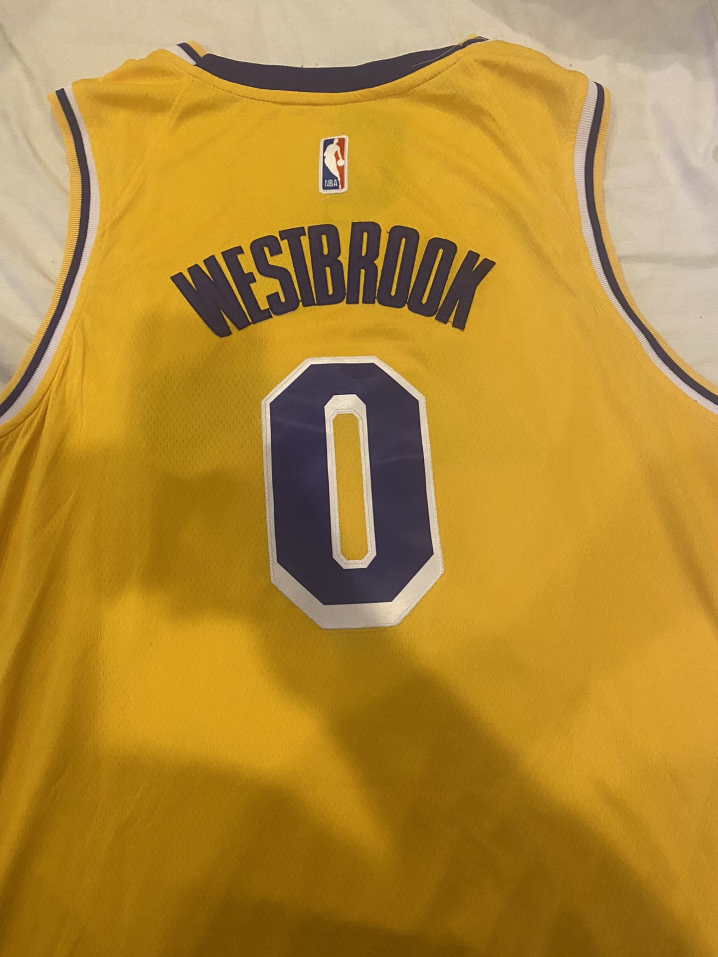 Westbrook Lakers jersey Size 54 