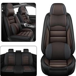 Full Set Seat Covers for Lexus RX 350/ES 350/GX 460/IS 300 350/NX 250 -2025, Waterproof Premium Nappa Leather Seat Protectors(Luxury 5