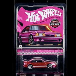 Hot Wheels RLC 1993 Ford Mustang Cobra R Pink Edition