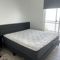 King Size Mattress with Bed Frame