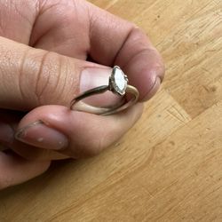 14K White Gold, 3/4 Carat 