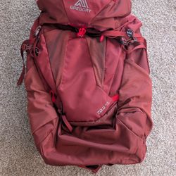 Gregory Zulu 45 Mens Backpack - Rust Red Small/Medium