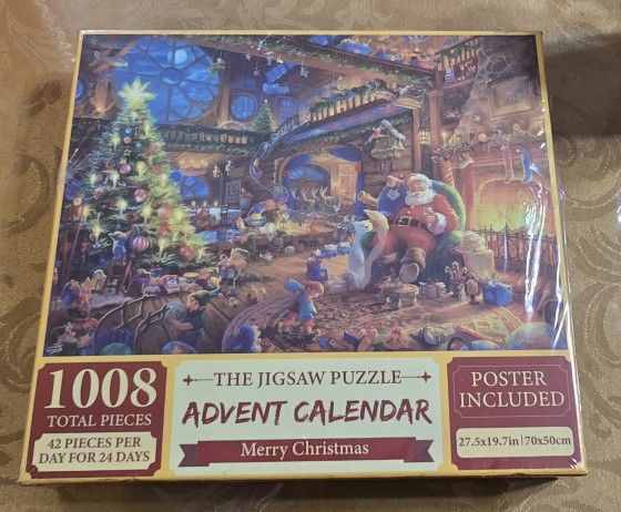 Santa's House Christmas Advent Calendar