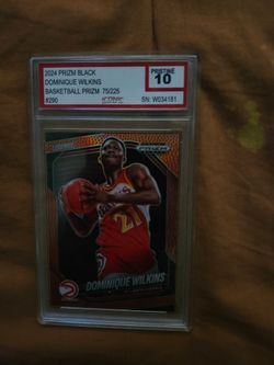 2024-25 Panini Prizm Black #290 Dominique Wilkins (Legends)
