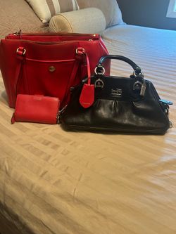 Two coach purses. And a wallet for $67.