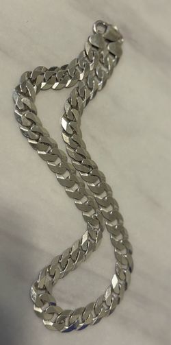 925 sterling silver Cuban chain