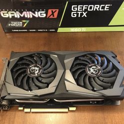 MSI GeForce GTX 1660 Ti 6GB Gaming X Graphics Card