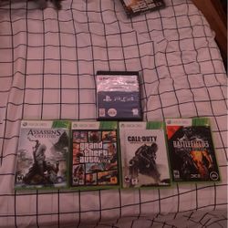 Xbox 360 And Ps4 Games