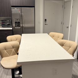 Bar Stools Set Adjustable 