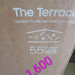 SAMSUNG 55" INCH QLED 4K THE TERRANCE OUTDOOR TV LST7D .