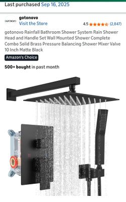 Rainfall BATHROOM Shower System 