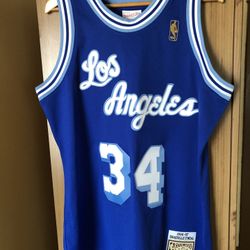 Mitchell And Ness Los Angeles Lakers 96 Shaquille O’Neil NBA Authentic Jersey Size Large (44) NEW