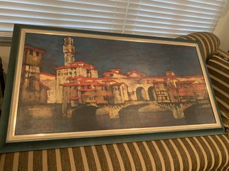 Mid-Century Modern Art Print of Florence, Italy 
