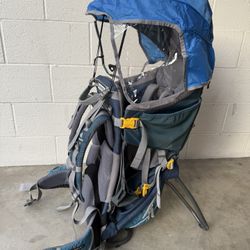 Deuter Kid Comfort 2 Turquoise With Rain Shield Backpack Child Carrier