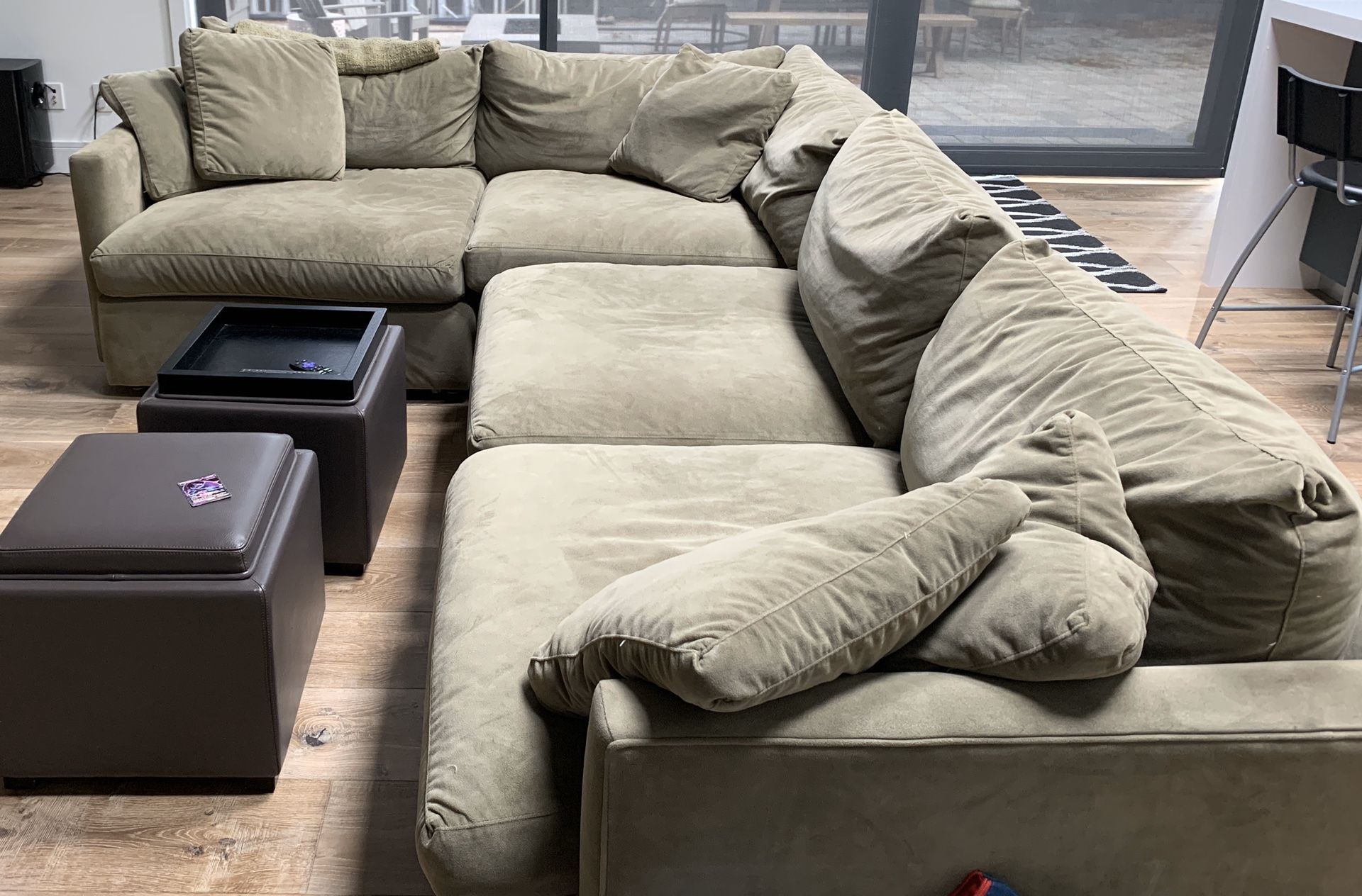 Crate & Barrel Lounge Sectional Couch