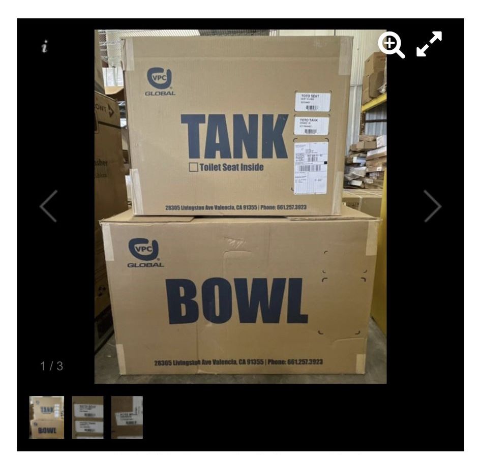 VPC Global Toilet Tank & Bowl