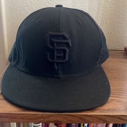 Black On Black San Francisco Giants Hat
