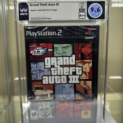 Grand Theft Auto III 3 (Sony PlayStation PS2, 2006) NEW Sealed WATA 9.6 A++ 