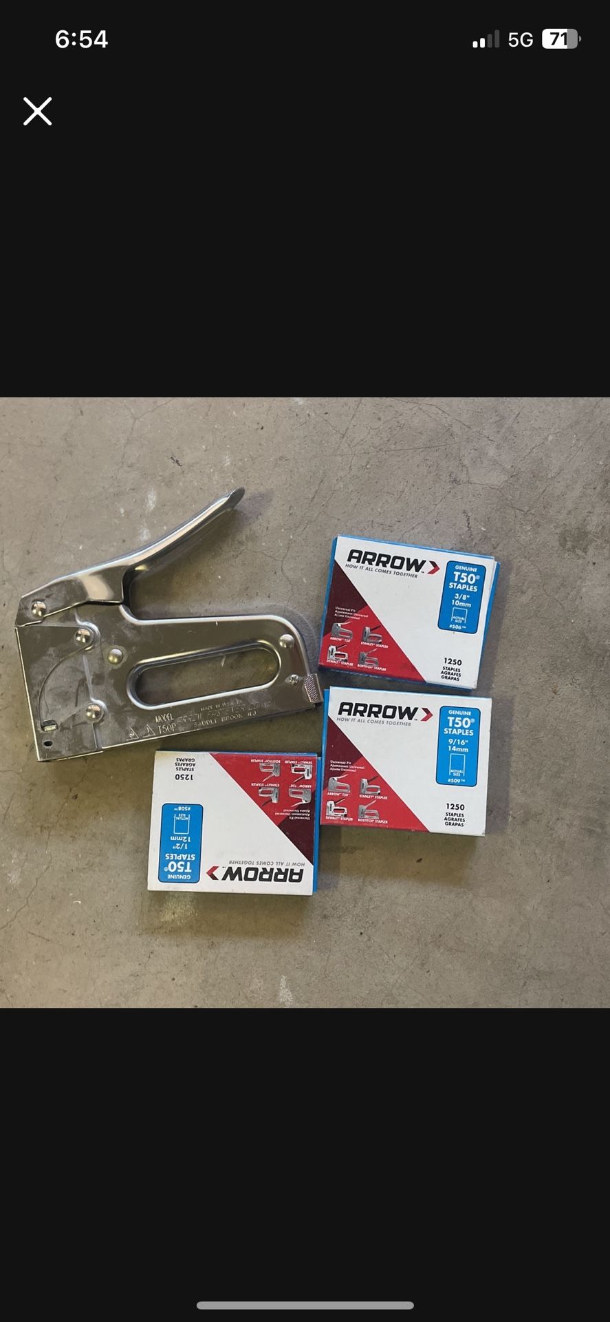 Arrow Fastener With Staples
