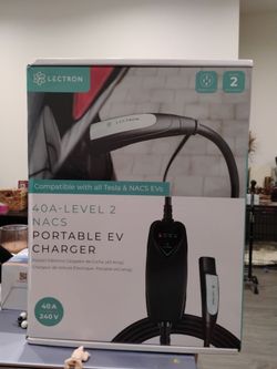 40A level 2 n a c s portable ev 240 volts compatible with all Tesla's and nacs new inbox
