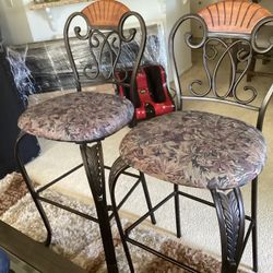 2 Bar Chair Like New Original Price $250 Both For $60