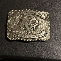 1997 Albuquerque Int’l Balloon Fiesta Belt Buckle no. 257/350