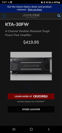 Alpine 4ch Amp