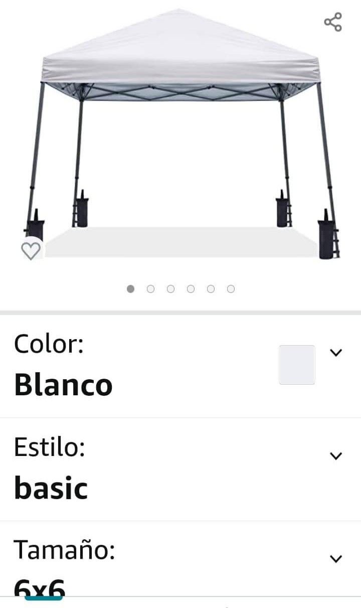 White Canopy 6ft By 6ft