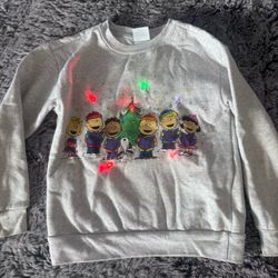 Peanuts Christmas Light-Up Crewneck Sweatshirt