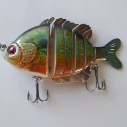 Brand New Fishing Lures Bluegill Swimbait 4pack Lot 