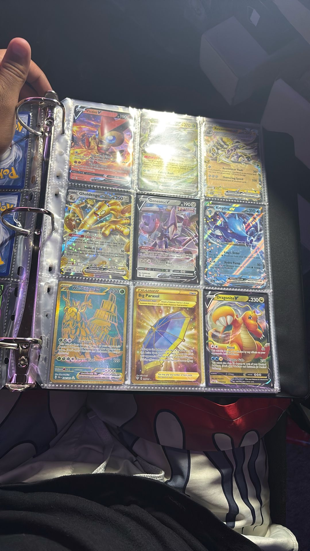 Taking offers on binder cards