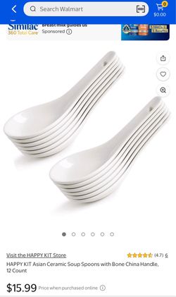 Ceramic Soup Spoons