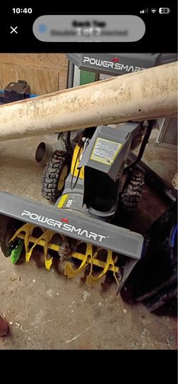 POWERSMART 80 volt 24 inch battery powered 2 stage snow blower