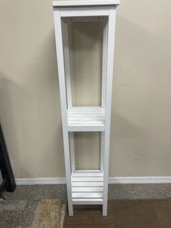 5 Ft 8” Tall Narrow Shelf Unit 15”W Estantería alta y estrecha