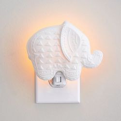 Pottery Barn Kids Ceramic Elephant Nightlight