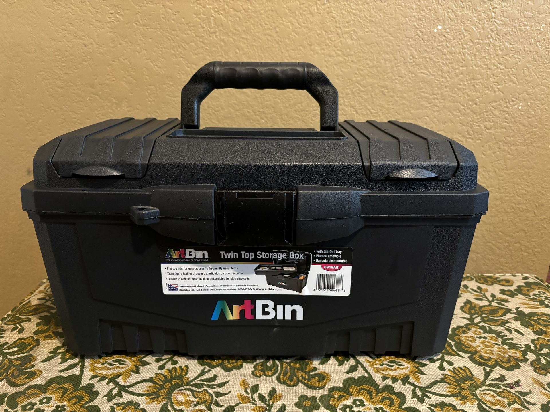 ArtBin Twin Top Storage Box + Supplies 